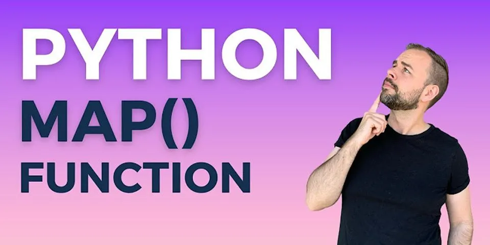 Hướng dẫn dùng function mapper python
