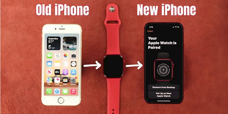 Comment coupler une montre Apple existante