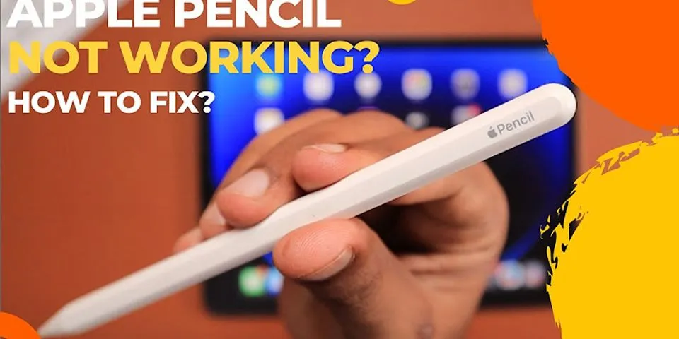 मेरो Apple Pencil 2 ले काम गरिरहेको छैन. म के गर्न सक्छु?
